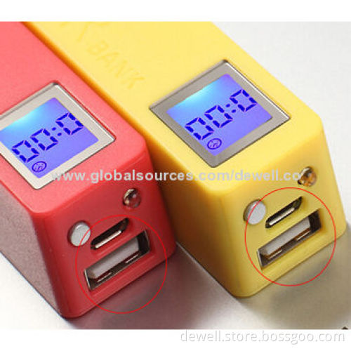 2,000mAh USB Chargers for iPhone, LED Display, Multi-color, CE/ROHS/FCC Mark, Factory Supply